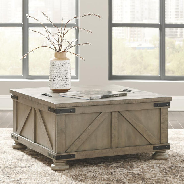 Ashley Aldwin Cocktail Table with Storage