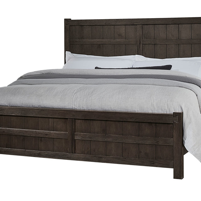 Vaughan-Bassett Dovetail - Queen Board & Batten Bed - Java