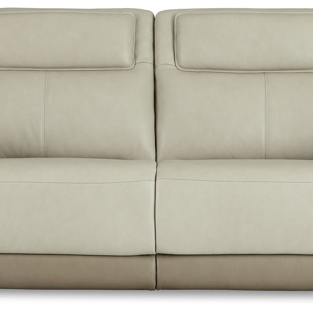 Ashley Battleville 2 Seat PWR REC Sofa ADJ HDREST - Almond