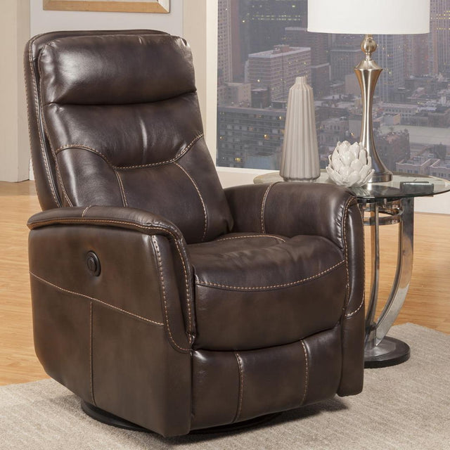 Parker House Gemini - Power Swivel Glider Recliner - Truffle